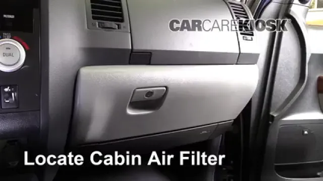 2012 Toyota Tundra Limited 5.7L V8 Crew Cab Pickup Air Filter (Cabin) Replace